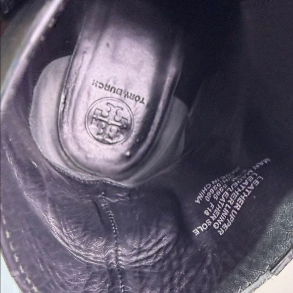 Tory Burch Brooke Black Leather Ankle Boots - Picture 11 of 14